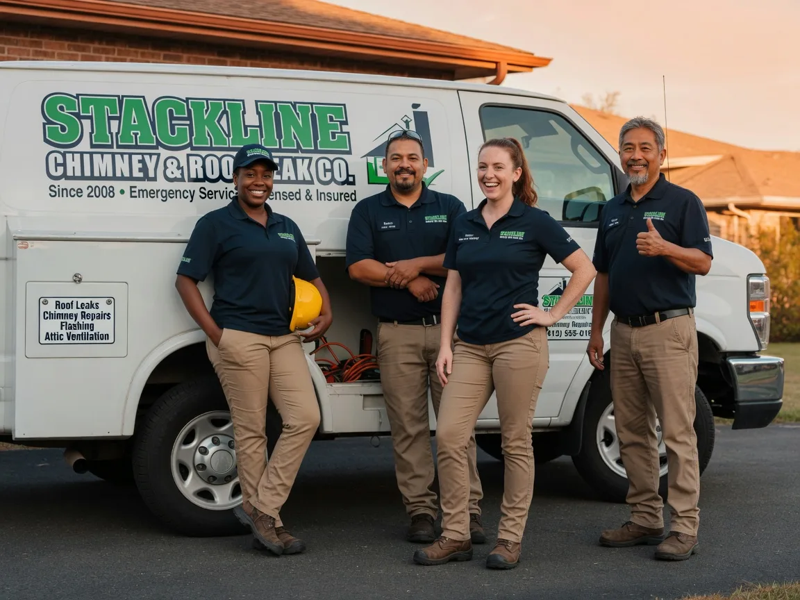 Chimney flashing repair company in Lorena, TX